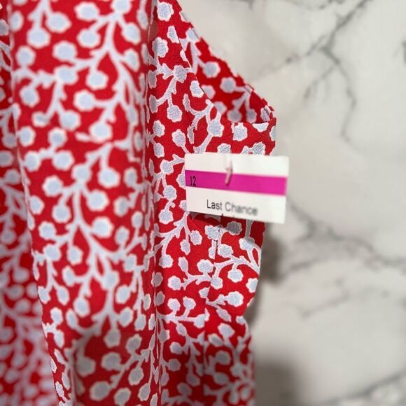 French Connection Elao Evening Dew Romper Playsuit Shanghai Red Multicolor - Picture 3 of 12